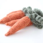 Hand Knitted Baby Alpaca Carrot – Newborn Photo Prop