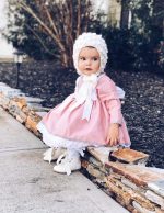 Hand-Knitted Royal Baby Alpaca Bonnet - Cream Sitter Photo Prop - Image 4