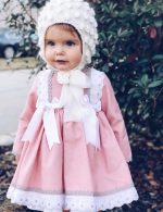 Hand-Knitted Royal Baby Alpaca Bonnet - Cream Sitter Photo Prop - Image 7