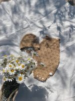 Cotton Knit Baby Romper & Bonnet Set – Sleeveless Summer Outfit - Image 8