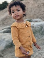 Baby girl cardigan and panties - Set of 2 - Baby girl outfit - Cardigan with collar - Baby outfit - Summer outfit - Baby girl - Jacket - Image 3
