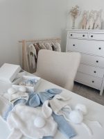 Alpaca Knit Bunny Romper Set – Baby Bonnet & Booties - Image 6