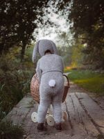 Alpaca Blend Baby Bunny Set – Romper and Bonnet - Image 4