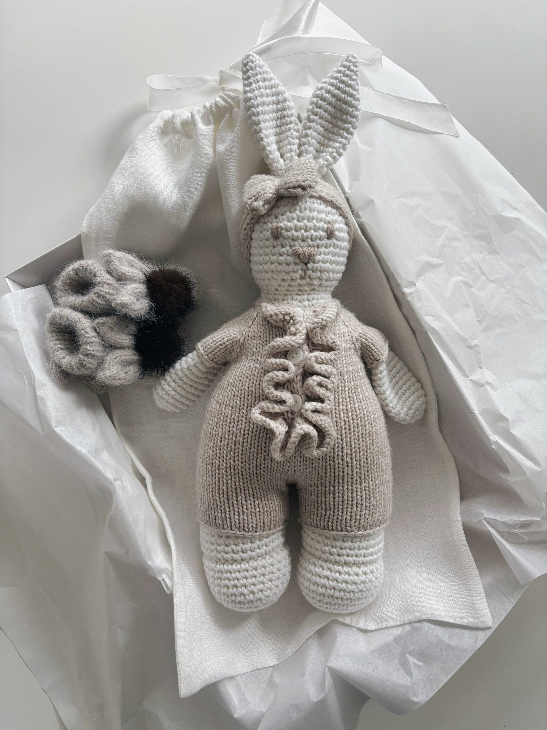 il_fullxfull.5894102006_c075 Crochet Bunny Toy – Merino Wool Cuddle Keepsake, Baby Gift - Image 1