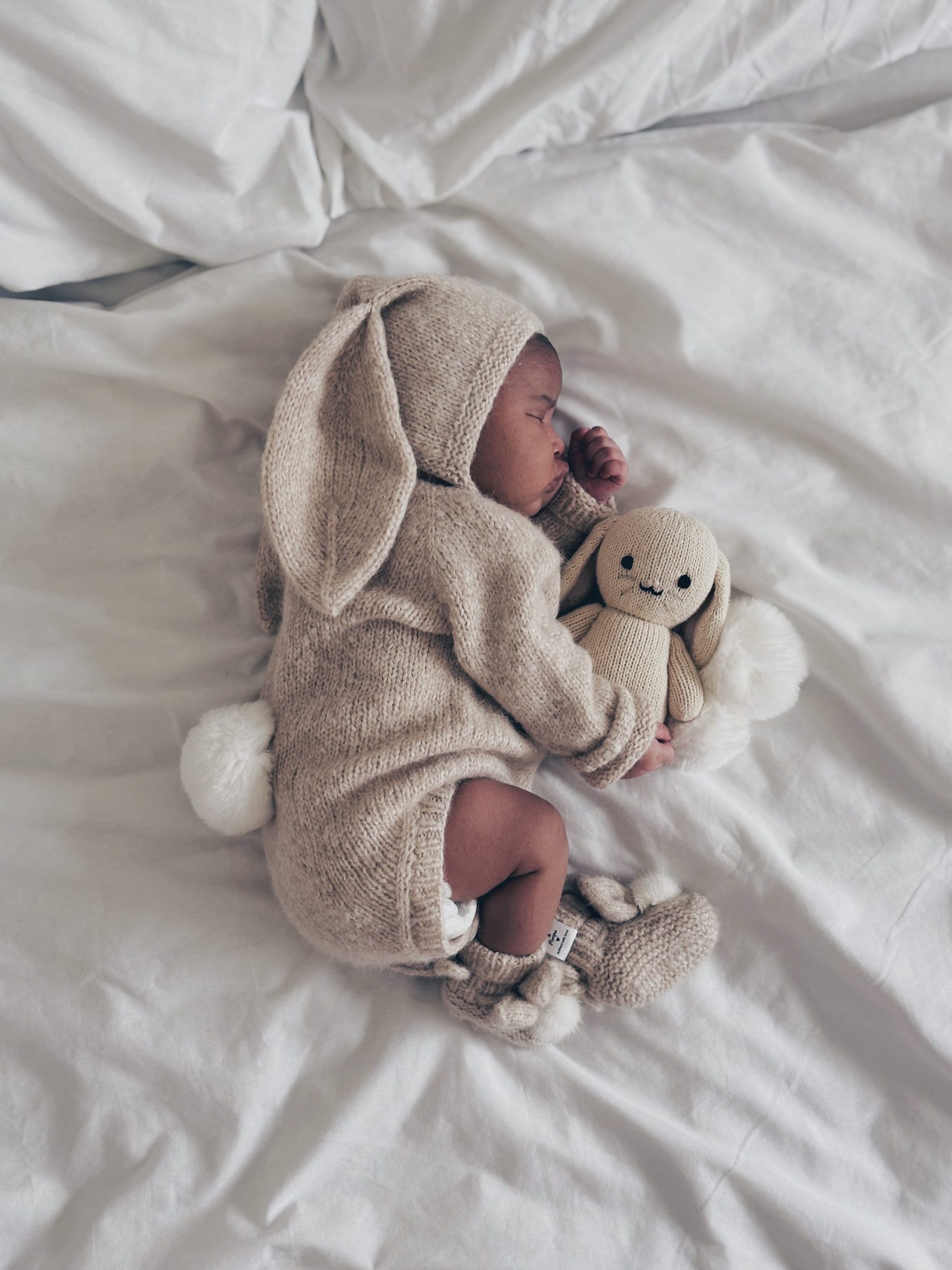 il_fullxfull.6197556177_tj5a Alpaca Beige Knit Bunny Outfit – Bonnet, Romper & Booties - Image 1