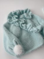 Angora Bunny Outfit – Baby Cardigan and Pants Set (0-3 Months) - Image 4