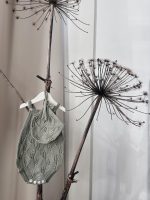 Cotton Knit Baby Romper and Bonnet Set – Eucalyptus Green, 12-18 Months - Image 2