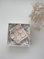 Hand Crochet Flower Baby Bonnet – Cream Cotton, 0-6 Months - Image 6