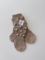 Baby Cotton Knit Romper, Bonnet and Socks Set - Image 7