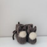 Angora Baby Bunny Booties (0-3 Months)