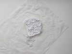 Hand Crochet Flower Baby Bonnet - White Cotton, 12-18 Months - Image 7