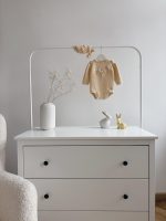 Long sleeve romper and bonnet with embroidery - Set of 2 - Photography props - Image 5