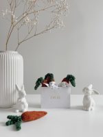 Hand Knitted Alpaca Carrot – Newborn Photo Prop, Baby Toy - Image 8