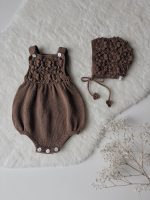 Baby Romper and Bonnet Set – Sleeveless Summer Outfit - Image 2