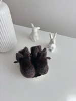 Angora Bunny Booties (0-3 Months) – Alpaca Knit Baby Girl Shoes