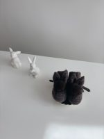 Angora Bunny Booties (0-3 Months) – Alpaca Knit Baby Girl Shoes - Image 5