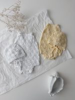 Cotton Baby Romper and Bonnet Set – Sleeveless Summer Outfit - Image 8