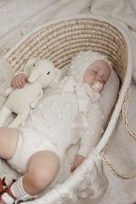 Crochet Elephant Baby Toy - Cream Merino Wool Cuddle Toy - Image 7