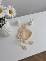 Baby girl romper and bonnet - Set of 2 - Summer set - Yellow color outfit - Image 6