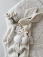 Alpaca Knit Bunny Romper Set – Baby Easter Outfit - Image 5