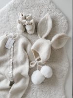 Alpaca Knit Bunny Romper Set – Baby Easter Outfit - Image 8