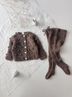 Cardigan and panties - 3-6 months - Set of 2 - READY TO SHIP