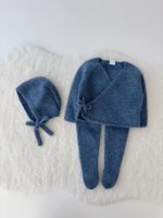 Alpaca Baby Outfit: Cardigan, Panties, and Bonnet - Knit Set - Image 9