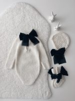 Baby Alpaca Knit Romper Set – Newborn Photo Props - Image 6